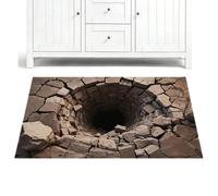 Tapis 3D Trou Illusion Interactif | Moquette Lavable Anti-Dérapante Sécuritaire | Décoration de Sol Originale pour Intérieur pour Enfant Étudiant Salle de Jeux Maison Ambiance Ludique et Étonnante