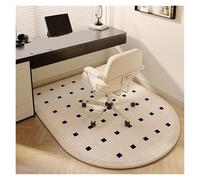 Tapis Chaise De Bureau Alfombra for Suelo de Estudio, Escritorio Ordenador, Silla giratoria, Estera for arqueada, Dormitorio, tocador, Alfombra, decoración del hogar(Type 2,120x100cm 47x40inch)