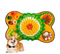 Tapis Chien Renifleur | Tapis Alimentation Lente Chiot | Coussin Puzzle Interactif pour Chiens | Nourriture Animaux de Compagnie Anti Stress Éducatif Stimulation Olfactive