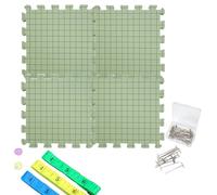 Tapis de blocage - Planche de blocage en mousse, Tapis de mousse pour planche à tricoter bloquante | Tapis de tricot en mousse, planche de blocage épaisse et légère avec épingles en T pour les projets