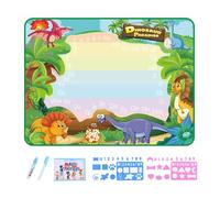 Tapis de coloriage à l'eau, tapis de dessin sans poussière | Tapis grafiti répété 80x60cm avec stylo à eau, jeu créatif pour enfant, idéal comme cadeau d'anniversaire et de Noël pour garçons