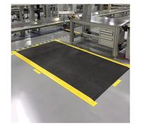 Tapis de Sol Anti-Fatigue Commercial - Tapis Extra épais et moelleux, idéal pour Les Cuisines, Les espaces de Travail et Les Zones de finition - 2,5 cm d'épaisseur, 152 x 254 cm, Avec suppor
