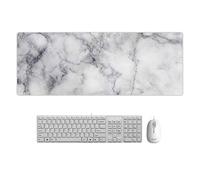 Tapis de souris d'ordinateur Creative Marble Color Cartoon Cartoon Pad Large Mouse Pad Granite marbre 11.8X31.5X0.12 in