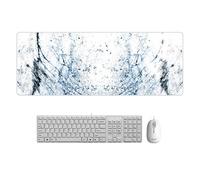 Tapis de souris d'ordinateur Creative Marble Color Cartoon Cartoon Pad Large Mouse Pad HD marbre 11.8X31.5X0.08 in