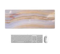 Tapis de Souris d'ordinateur Creative Marble Color Cartoon Cartoon Pad Pad Large Mouse Pad Sectional marbre 15.7X35.4X0.12 in