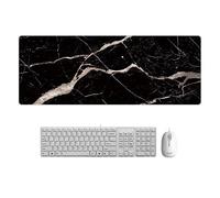 Tapis de Souris d'ordinateur Creative Marble Color Cartoon Cartoon Pad Pad Large Mouse Pad Tile marbre 15.7X35.4X0.06 in