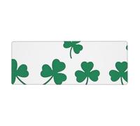 Tapis de souris gaming à motif de feuilles pour clavier et souris, format XL, protection de bureau, bords cousus, base en caoutchouc antidérapante, tapis de souris amusant pour la maison et le burea