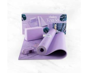 Tapis de yoga con ladrillo y correa Myga TU Unisex