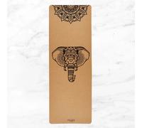 Tapis de yoga en corcho extra grandes Myga Elefant 200x70 cm Unisex
