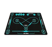 Tapis d'Entraînement de Foot - 50x80 cm Boue de Diatomée 2,5MM Antidérapant Silencieux | Contrôle Crosse Intérieur Extérieur pour Débutants Amateurs Professionnels | Entraînement Foo