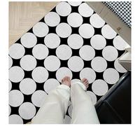 Tapis d'Entrée Intérieur Antidérapant - Moquette Lavable pour Chien, Couloir, Cuisine et Porte, Fin Paillasson Anti-Poussière pour Maison, Tapis de Sol Imperméable (G,60x90cm)