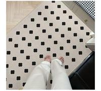 Tapis d'Entrée Intérieur Antidérapant - Moquette Lavable pour Chien, Couloir, Cuisine et Porte, Fin Paillasson Anti-Poussière pour Maison, Tapis de Sol Imperméable (L,80x120cm)