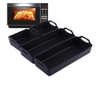 Tapis en silicona para freidora de aire, 4 placas de cuisson | Revêtement antiadhésif et réutilisable, idéal pour cuire cuisses de poulet, légumes, pâtisseries, hot dogs et gâteaux, compatible avec