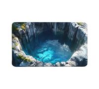 Tapis Illusion d'Optique 3D - Velours 40x60cm 50x80cm | Tapise piège Illusion avec tapisysol antidérapant et absorbant, tapiss jeu pour animaux de compagnie | Entrée, Cuisine, Salle de bai