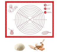 Tapis Silicone Patisserie Grand,80 × 60 cm Tapis Patisserie pour Étaler la Pate Antidérapant,Ustensiles à Pâtisserie Reutilisable,avec Mesures,Tapis de Patisserie pour Pâte,Macaron,Biscuit,sans BPA