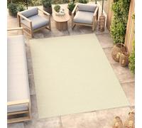 TAPISO Alfombra Monocolor de Pelo Corto, Interior, diseño Moderno, Color Crema, Monocolor, Alfombra para salón, Dormitorio, Adulto, Comedor, Cocina, Resistente, Exterior, Oeko-Tex, 180 x 250 cm