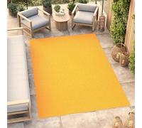 TAPISO Alfombra Monocromática De Pelo Corto, Diseño Moderno, Alfombra Amarilla De Un Solo Color, Salón, Dormitorio, Adultos, Comedor, Cocina, Resistente, Exterior, Oeko-Tex, 120 x 170 cm