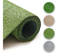 TAPISO Canyoo Césped Artificial Altura De 7mm Hierba Sintética Jardín Terraza Balcón Piscina Alfombra Exterior Color Verde Resistente Césped por Metros Césped A Metros 200 x 300 cm