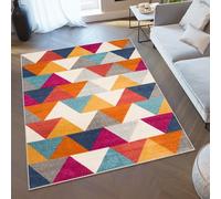 TAPISO Lazur Alfombra de Pelo Corto Resistente Suave Diseño Moderno Crema Rosa Azul Naranja Amarillo Gris Alfombra de Salón Dormitorio Habitación Infantil Juvenil Oeko-Tex 80 x 150 cm