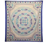 Tapiz / Colgante - Mandala Elefante - Azules