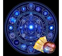 Tapiz cuadrado de adivinaciones, símbolo misterioso, astrología, mantel de tarots, mantel de mesa de brujería, suministros de adivinaciones, decoración de pared