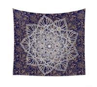 Tapiz de mandala bohemio único que se adapta perfectamente a tus necesidades creativas de espacio (A)