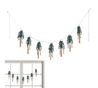 Tapiz de Navidad, decoración bohemia para el hogar, borlas y estrellas para colgar en la pared, adornos tejidos de invierno, elegante decoración navideña para sala de estar, puerta, dormitorio