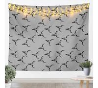 Tapiz de pared para niños vaquero occidental, diseño de vaca con cráneo rústico, decoración de habitación para niñas y niños, tapices exóticos étnicos tribales, decoración de pared para el hogar