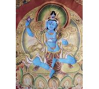 Tapiz de Seda Bordado Tibetano Thangka Budismo Tantra Padre Maestro Zhanba Nanka Tangka Thangka Colgante de Pared para decoración del hogar