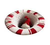 Tapiz De Vacaciones Gnomo - Gran Decoración De Acento Estacional, Tapiz De Navidad, Tapiz Festivo, Encantadora Pieza De Suelo De La Puerta | Gran Tapicería Temática De Gnomos Para Crear Un Ambiente