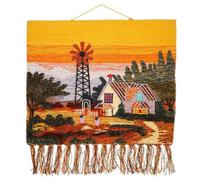 Tapiz De Yute Tejido Artesano Decorativo