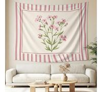 Tapiz para colgar en la pared, diseño botánico, vintage, para decoración de pared de casa de campo, decoración de pared grande, para dormitorio, sala de estar, 240 x 320 cm