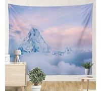 Tapiz Pared La Cima De Las Montañas Del Himalaya Sobre Las Nubes En Annapurna, Nepal Art Poster Estética Tapestries Decoración Para Estardormitorio Estar S