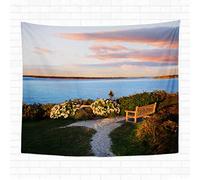 Tapiz Pared Mirando Hacia Martha Vineyard Desde Nobska Point, Cape Cod Tapiz De Pared Decoración Tapices Estética Art Poster Para Estardormitorio Apartamento Estar M