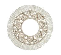 Tapiz Pequeño Decoración colgante de pared bohemia grande, atrapasueños tejidos a mano, red Circular tradicional para dormitorio, decoración del, adorno de, manualidad para Tapiz (White, One Size)