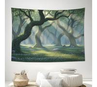 Tapiz Viñas Árboles Centenarios Prados Para Dormitorio, Tapiz De Cuentos De Hadas Fantásticos Para Colgar En La Pared, Decoración Para El Hogar, Dormitorio Universitario, Sala De Estar 230x180cm