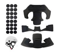 Tapizado De Casco De Motocicleta | Accesorios Para Casco De Bicicleta Cojín De Casco Flexible,Inserto De Casco Absorbiendo Choques Para Campo, Conducción Diaria Y Motocicleta,Acolchado De Casco