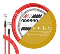 TAPKUA Kit Cable de Freno de Bicicleta, 2500mm Cables de Freno con 3M Funda de Cables de Freno de Bicicleta