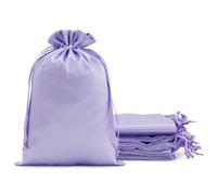 Tapleap Bolsas de regalo de satén morado de 6 x 9 pulgadas, bolsas de joyería, bolsas de regalo de boda, bolsas de regalo de Navidad, baby shower, 30 por paquete