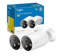 Tapo [2024 Nuevo] C425(2-Pack) - Cámara Wi-Fi de Batería para Exterior/Interior, 2K QHD, 10000mAh, IA Mejorada, Visión Nocturna a Color, Base Magnética, No Requiere Hub, Compatible con Panel Solar