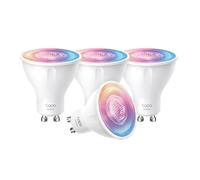 Tapo Bombillas LED Wi-Fi GU10, multicolor, 16 millones de colores, sintonizables, control remoto, ahorro de energía, funciona con Alexa y Google, no requiere concentrador, Tapo L630 (paquete de 4)