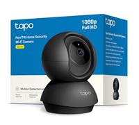 Tapo C201-Cámara vigilancia WiFi interior, 1080p,360°,Visión Nocturna,negro | Detección de Movimiento. Visión Nocturna. Audio Bidireccional. Almacenamiento Local o Nube. App Tapo.