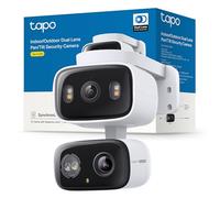 Tapo C246D Outdoor WiFi Surveillance Camera with 2K Dual Lens, 125° Wide Angle and 6mm Telephoto Lens, Smart Tracking, Free AI Detection, Color Night Vision