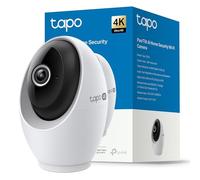 Tapo C260 - Cámara de vigilancia WiFi Interior, Seguridad doméstica, 4K 8MP 360°, detección AI, grabación Local/Nube, privacidad física, Zoom 18x, Seguimiento, Audio bidireccional, microSD