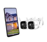 Tapo C310P2 - Camara Vigilancia WiFi Exterior Interior,Resolución 3MP, IP66 con Visión Nocturna, Detección de Movimiento y Alarma Instantánea, Control con App iOS, Android, Compatible con Alexa