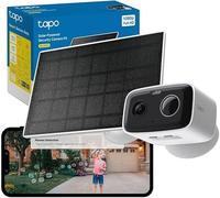 Tapo C400 Kit - Cámara de Seguridad con batería para Exteriores inalámbrica, cámara de Seguridad Solar, cámara Nocturna de Color al Aire Libre, detección de IA, IP65, no Requiere concentrador, Alexa