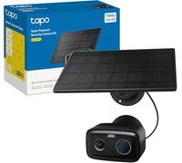 Tapo C401 Kit - Cámara de Seguridad Exterior Wi-Fi con Panel Solar, Batería 180 Días, Detección de Personas, Visión Nocturna a Color, Audio Bidireccional/IP65 Inteligente centralizado Hogar