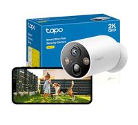 Tapo C425 2K 4MP QHD Cámara de seguridad de la batería al aire libre inalámbrica, 300 días de duración de la batería, 150 ° Super Wide FOV, visión nocturna color, cámara al aire libre sin cargo