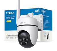 Tapo C501GW Cámara de Vigilancia Wi-Fi, Resolución 2K HD, Conexión Ethernet y Wi-Fi, Visión Nocturna en Color, Audio Bidireccional, Detección de Movimiento, Resistente al Agua IP65