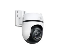 Tapo C52A Cámara de Seguridad Wi-Fi Pan/Tilt para Exteriores, 2K QHD 4MP, Visión Nocturna en Color, Detección de Movimiento con Seguimiento Inteligente, Audio Bidireccional